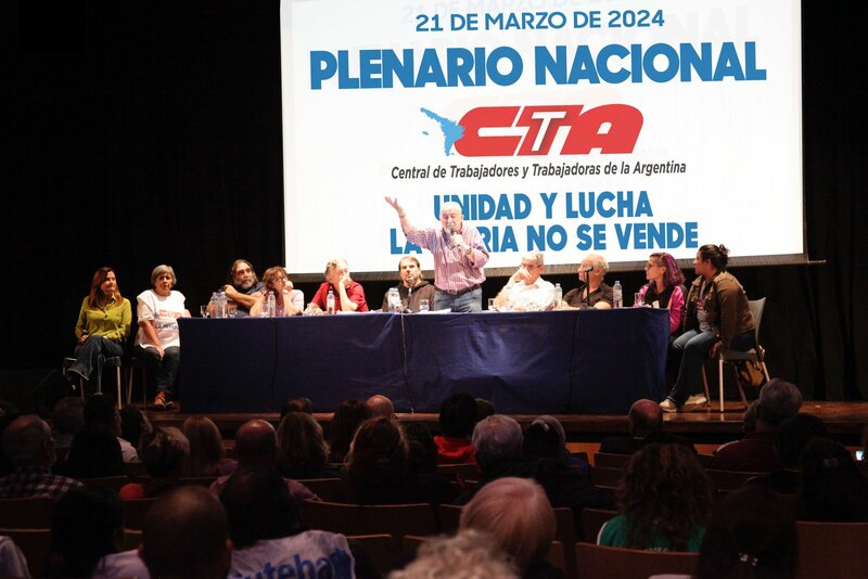 Central De Trabajadores Y Trabajadoras De La Argentina Cta T Plenario